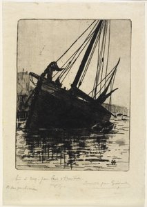 Stranded, noin 1888 tekijältä Henri Charles Guérard