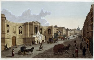 Rue de Grenellen suihkulähde, noin 1820 Courvoisier 1827:n ""Näkymissä Pariisiin""