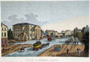 La Bar Saint-Denis, noin 1827 - Courvoisierin "" Näkymät Pariisiin ""