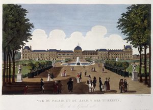 Näkymä palatsista ja Tuileries