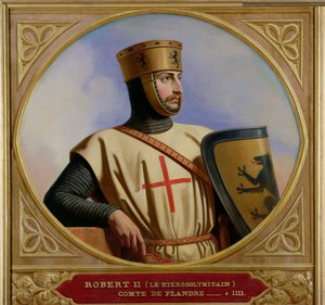 Robert II le Hierosolymitain, Flanderin kreivi (k. 1111) 1843 tekijältä Henri Decaisne