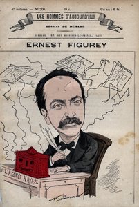 Sarjakuva Ernest Figureystä (1836-1903) Les Hommes d