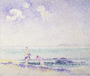 Uimarit; Uimarit, 1906 tekijältä Henri Edmond Cross