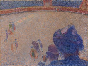 Härkäjuoksu, 1891-1892. tekijältä Henri Edmond Cross