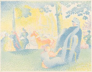 Puistossa tekijältä Henri Edmond Cross