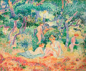 Le Bois tai Nu sous bois, 1906-1907. tekijältä Henri Edmond Cross