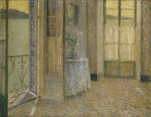 Sininen huone, Villefranche-sur-Mer; Sininen huone, Villefranche sur Mer tekijältä Henri Eugene Augustin Le Sidaner
