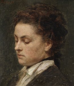 Tutkielma taiteilijan vaimon Victoria Dubourgin muotokuvaa varten tekijältä Henri Fantin-Latour