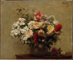 Kesäkukkia tekijältä Henri Fantin-Latour
