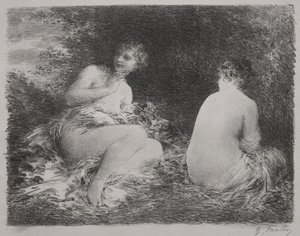 Uimarit tekijältä Ignace Henri Jean Fantin Latour