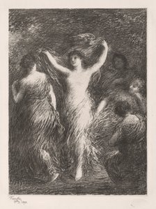 Tanssiminen tekijältä Ignace Henri Jean Fantin Latour