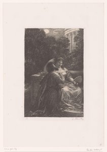 Dido ja Aeneas kuunvalossa Les Troyens a Carthage. Laki III. Duo d