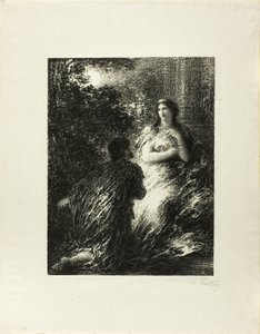 Troijalaisten duetto, viides levy tekijältä Ignace Henri Jean Fantin Latour