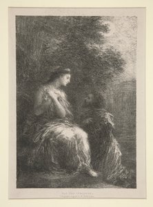 Duo of tekijältä Ignace Henri Jean Fantin Latour