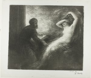 Mielikuva Kundrysta tekijältä Ignace Henri Jean Fantin Latour