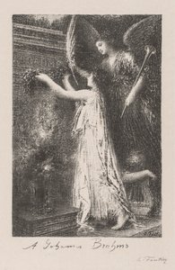 Johannes Brahmsille tekijältä Ignace Henri Jean Fantin Latour