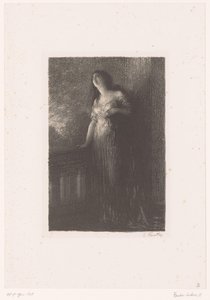 Julia on parvekkeella yöllä Romeo ja Julia. Luottamus à la nuit Hector Berliozin elämä ja teokset (sarjan nimi) tekijältä Ignace Henri Jean Fantin Latour