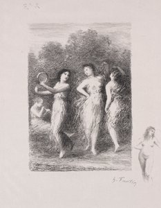 Nuori potilas tekijältä Ignace Henri Jean Fantin Latour