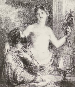 Muusikko tekijältä Ignace Henri Jean Fantin Latour