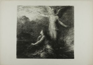 Paratiisi ja peri (avaaminen), ensimmäinen levy tekijältä Ignace Henri Jean Fantin Latour