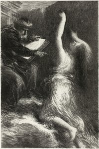 Parsifal, Act II: Evocation of Kundry tekijältä Ignace Henri Jean Fantin Latour