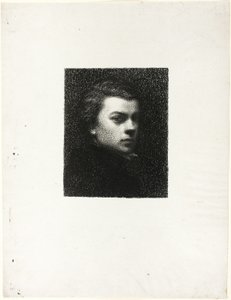 Seitsemäntoista ikäisen taiteilijan muotokuva tekijältä Ignace Henri Jean Fantin Latour