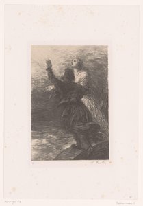 Senta ja hollantilainen nousevat taivaaseen Le Vaisseau-Fantome. Laki III. Ravissement de Senta et du Hollandais Richard Wagnerin elämä ja teokset (sarjan nimi) tekijältä Ignace Henri Jean Fantin Latour