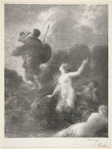 Siegfried ja Reinin neitsyt tekijältä Ignace Henri Jean Fantin Latour