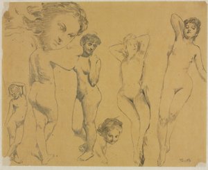 Naisten alastontutkimukset tekijältä Ignace Henri Jean Fantin Latour