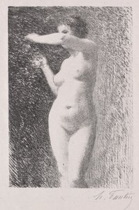 Opiskelu Eevalle tekijältä Ignace Henri Jean Fantin Latour