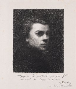 Taiteilija 17-vuotiaana tekijältä Ignace Henri Jean Fantin Latour
