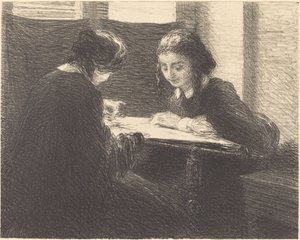 Brodeeraajat tekijältä Ignace Henri Jean Fantin Latour