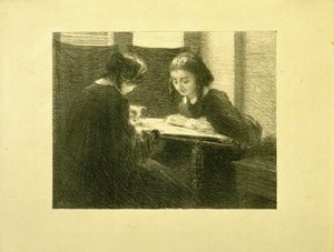 Brodeeraajat, nro 3 tekijältä Ignace Henri Jean Fantin Latour