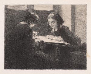 Brodeeratut, tekijältä Ignace Henri Jean Fantin Latour
