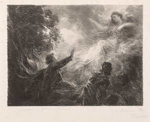 Alppien keiju tekijältä Ignace Henri Jean Fantin Latour