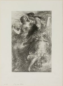 The Rhinegold: Kohtaus I, Reinin neitit tekijältä Ignace Henri Jean Fantin Latour