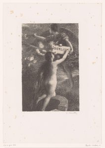 Otsikkopainatus: Hector Berlioz, sa vie et ses oeuvres Berlioz (otsikko esineessä) Verite Hector Berliozin elämä ja teokset (sarjan nimi) tekijältä Ignace Henri Jean Fantin Latour
