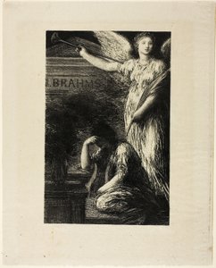 J. Brahmsille tekijältä Ignace Henri Jean Fantin Latour