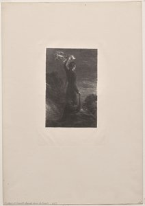 Tristan ja Isolde, näytös II: Signal in the Night tekijältä Ignace Henri Jean Fantin Latour