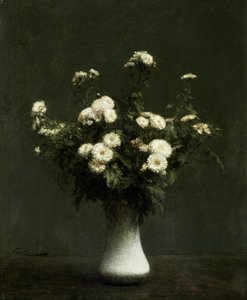 Krysanteemimaljakko tekijältä Henri Fantin Latour