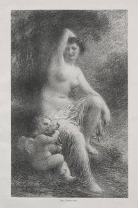 Venus ja Cupid tekijältä Ignace Henri Jean Fantin Latour