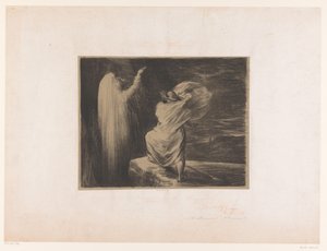 Wotan kutsuu maan jumalattaren Erdan Siegfried. Laki III. Evocation d
