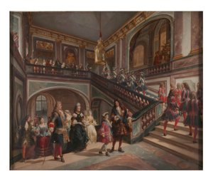 Nuori Ludvig XV Versaillesissa
