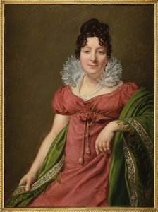 Marie Therese Bourgoin, ranskalainen näyttelijä, Venäjän keisari Aleksanteri I:n rakastajatar - Muotokuva Marie-Therese Bourgoinista (1781-1833), keisari Aleksanteri I:n rakastajatar, Riesener, Henri-Francois (1767-1828). Öljy kankaalle, n. 1809. Koko: 95,