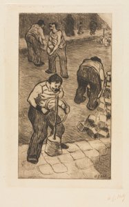Street Pavers, 1894. tekijältä Henri Gabriel Ibels