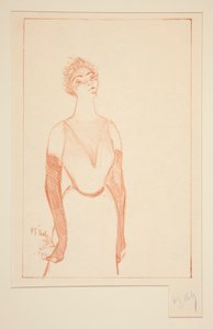 Yvette Guilbert tekijältä Henri Gabriel Ibels