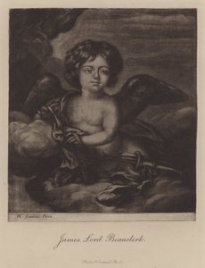 James, Lord Beauclerk, kuningas Charles II:n ja Nell Gwynin toinen poika (kaiverrus)