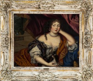 Portsmouthin herttuattaren Louise Renée de Penancoët de Kérouaillen muotokuva 1649-1734