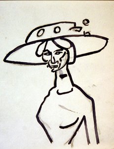 Leveälinjainen hattu tekijältä Henri Gaudier-Brzeska