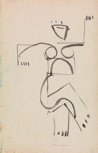 Tanssiva figuuri tekijältä Henri Gaudier-Brzeska